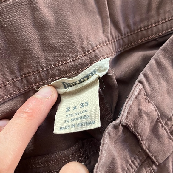 Duluth Dry on the Fly Slim Leg Women's Pants 2x33 - burgundy - Picture 3 of 4